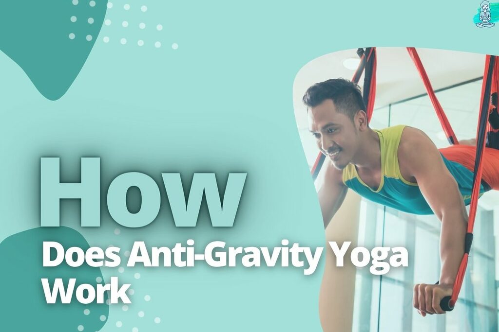 a guy performing anti gravity yoga pose