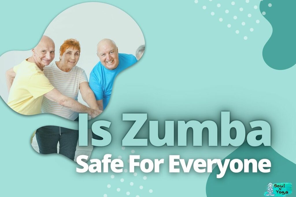 few elderly people in a zumba class