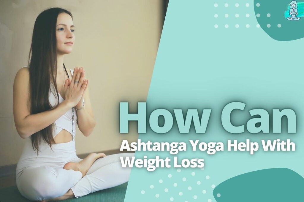 A woman in all white doing yoga in a room