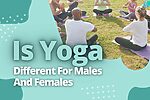 Few people sitting in a circle and doing yoga outdoor