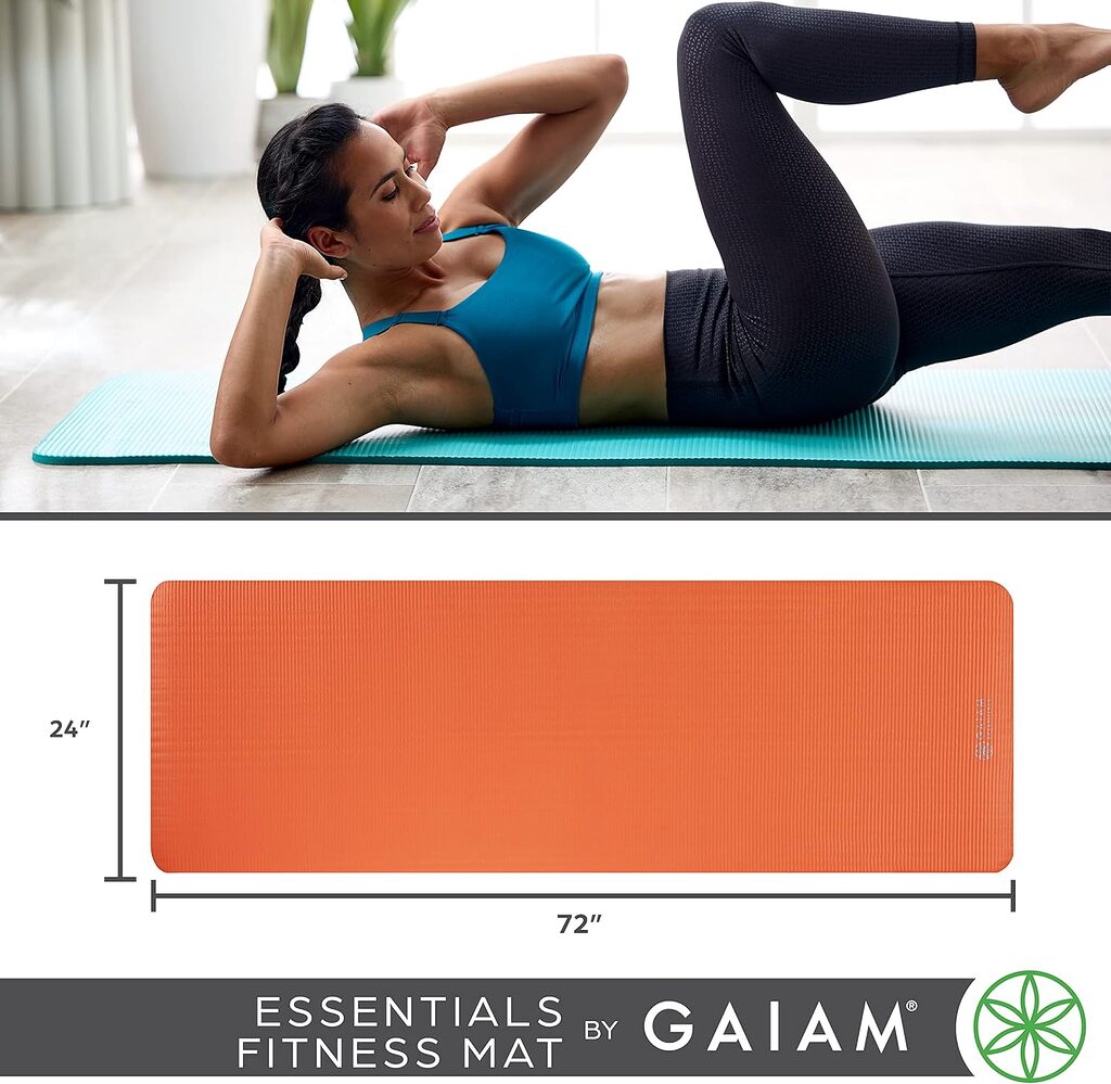 gaiam essentials yoga mat review