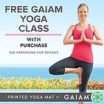 gaiam print yoga mat review