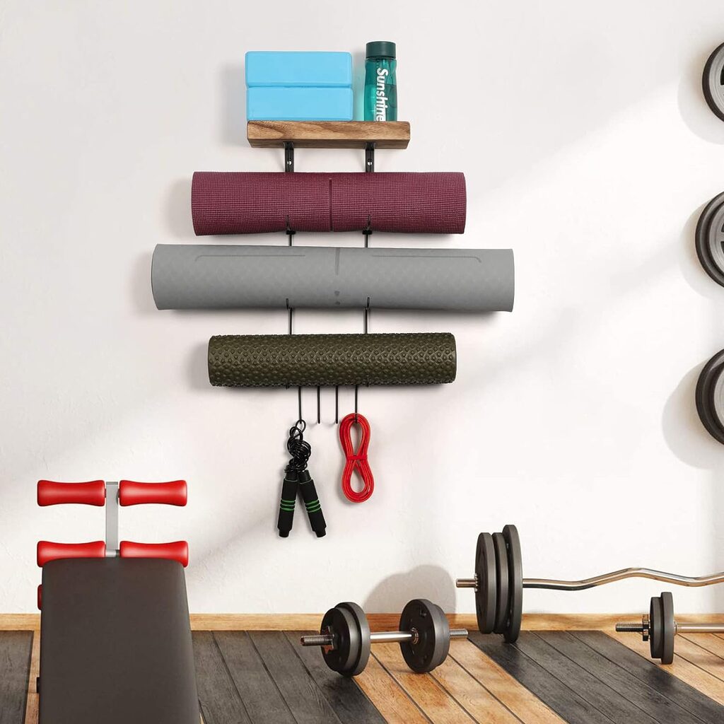yoga mat holder wall mount review